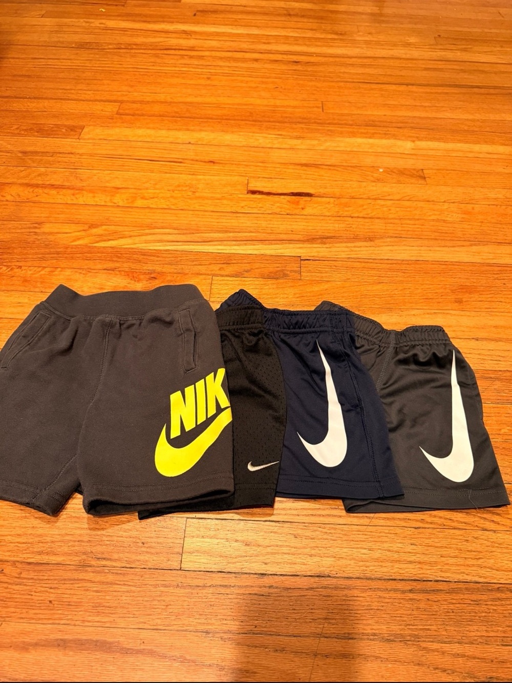 Nike Kids' Athletic Shorts - Black and Navy - 4-Pack